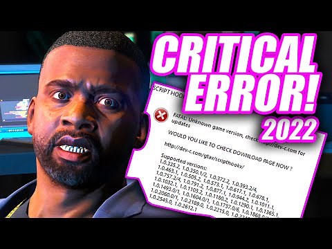 Script Hook V Critical Error Downgrade Fix - GTA 5 MAY 2022 UPDATE