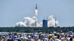 Chinese Long March 5B Rocket Crashes Into Indian Ocean