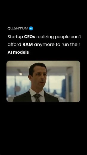 Quantum Enigma | Future of AI & Tech on Instagram: "They trained the model. They scaled the parameters. They shipped the demo. Then reality loaded. Turns out the future requires more RAM than most laptops, desktops, and dignity can handle. Somewhere between “local AI for everyone” and “just upgrade your system,” a tiny detail was missed: hardware exists. Budgets exist. Users exist. The model runs flawlessly as long as Chrome is closed, Slack is closed, and hope is closed. This isn’t a bug. It’s 