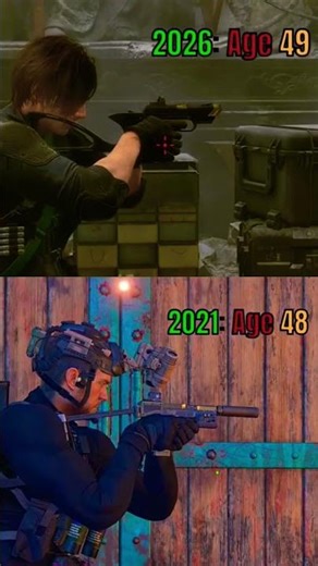 Leon vs Chris Reload Animation in Resident Evil 🗿