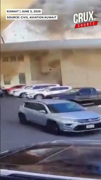 Kuwait Releases Footage Of An Alleged Drone Crash Into Its International Airport