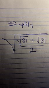 Simplification with double roots. | Mathematics Genius