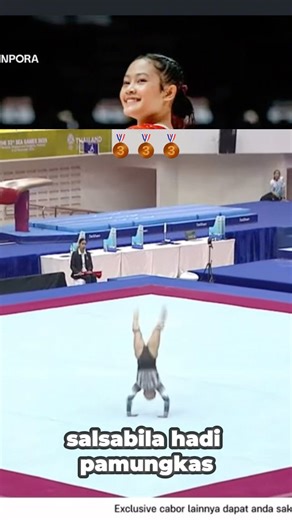 Artistic Gymnastics Women's Floor Indonesia #seagames2025