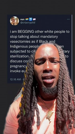 Step y’all intersectional analysis game up.. | vasectomy