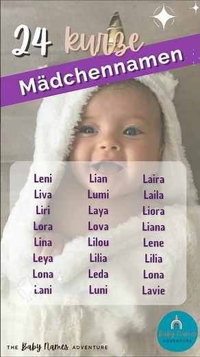 24 Kurze und soooo schöne #mädchennamen. Deine tägliche Inspiration für deinen perfekten #babynamen