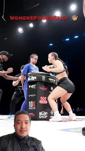 She Got KNOCKED OUT! 😱 #ufc #slapbattles #shorts