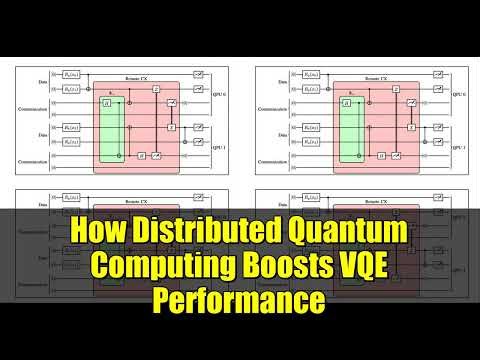 How Distributed Quantum Computing Boosts VQE Performance