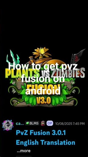 how to get pvz fusion on android