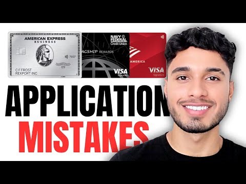 5 BIGGEST Credit Card Application Mistakes