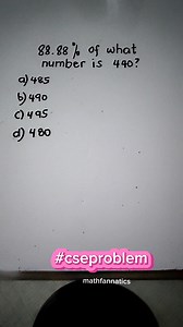 Review on CSE Math Problem. Let's learn how to solve the repeating decimal percentage. #CSE #mathreview #thinking #brainteasers #maths | Math Fannatics