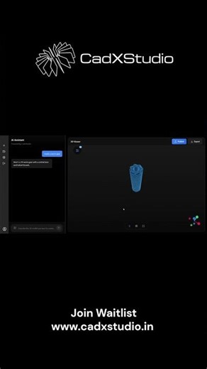 Text to Parametric CAD (Real Step Files) 🛠️ #shorts #aicad #ai #SolidWorks