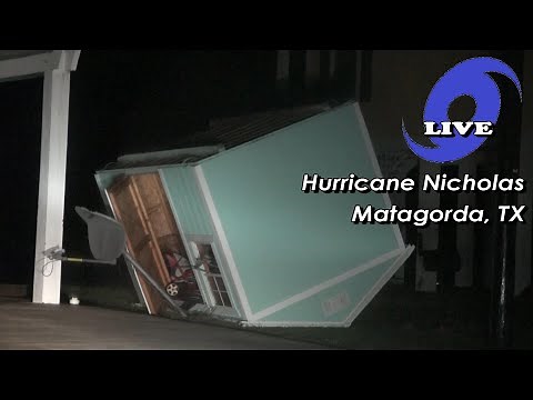 Hurricane Nicholas 2021 • FULL Chase Live Stream in Matagorda, TX {J}