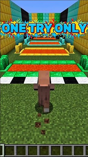 Minecraft Lava Jump Challenge – Epic Mob Survival #Shorts