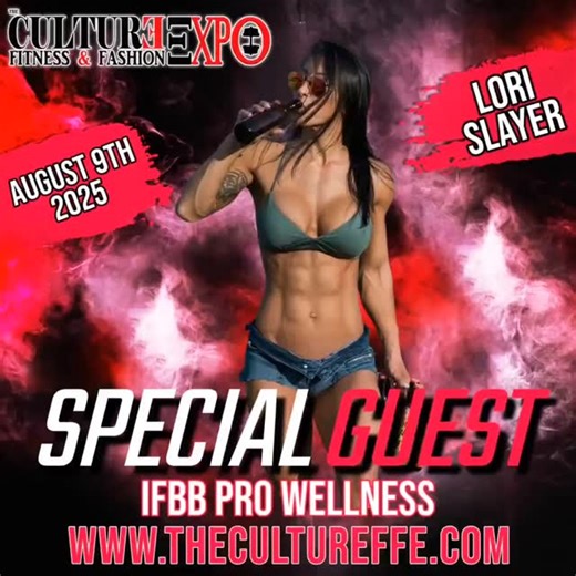 The Culture Fit/Fashion Expo on Instagram: "🌟 **Special Guest Announcement!** 🌟 We're excited to welcome back **IFBB Pro (Wellness) Lori Slayer** @lori_slayer_ to the Culture Fitness Expo for an exclusive **Meet and Greet**! 🎉💪 Join us on **August 9th** at the **Phoenix Convention Center** for the chance to meet this stunning powerhouse athlete, get some fitness inspiration, and chat all things wellness! ✨ Don't miss out on this amazing opportunity to connect with Lori Slayer and other fitne