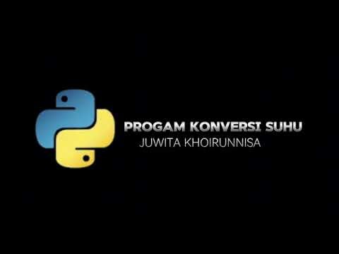 PROGAM KONVERSI SUHU MENGGUNAKAN PYTHON