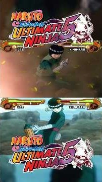 All Rock Lee Ultimate Jutsu | Naruto Ultimate Ninja 5 #shorts #naruto #lee #gaming #ps2 #gameplay