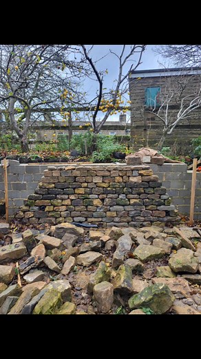 1.5K views · 17 reactions | #stone #stonewall #stonewalling #stonework | NS Walling | Facebook