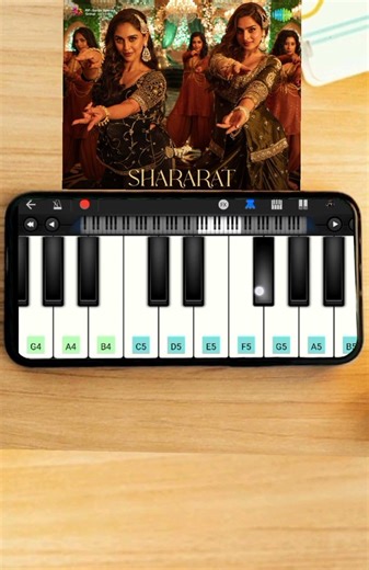 🎹 Shararat Piano Tutorial | Full Song | Walk Band | Easy Bollywood Piano #shorts