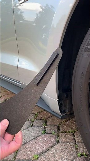 Front stone guard install on 2015 Mustang GT PP #car #cars #mudguard #detailing #mustang #musclecar