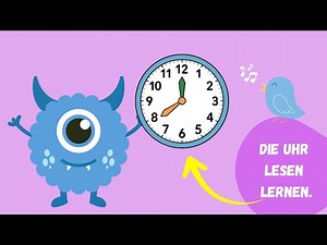 Uhr lesen lernen ⏰ | Aufbau der Uhr & volle Stunden | DAJUU Lernvideo für Kinder