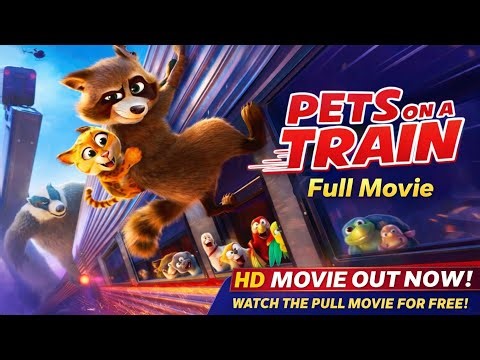 Pets on a Train Full Movie in Hindi | Animated Movie HD | Family Cartoon Film 2026