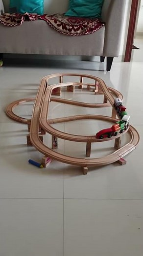 Play time with Lillabo Ikea Train Set and Tracks