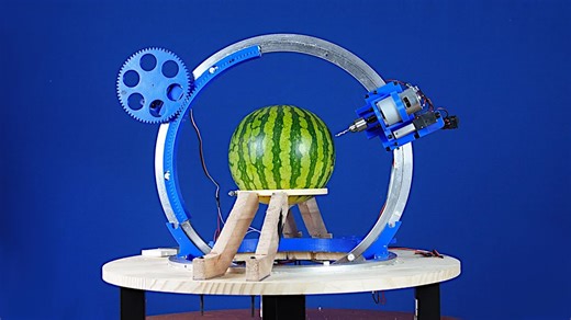 Watermelon CNC Uses Lazy Susan