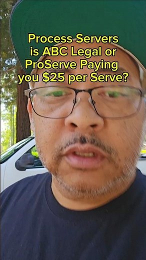 ABC Legal or ProServe Process Servers #becomeaprocessserver