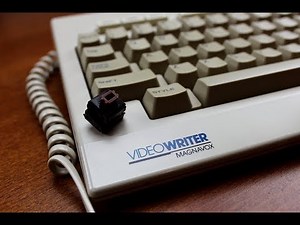 Magnavox Videowriter keyboard review (Alps SKCM Brown)