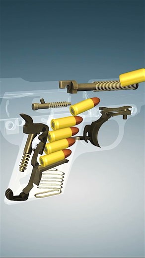 STEYR-PIEPER M1909 X-RAY: The Weird "Tip-Up" Barrel Pistol Explained