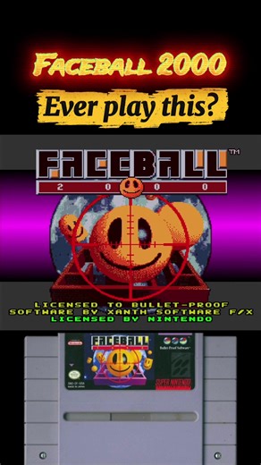 One of the earliest examples of a first person shooter, this game is an update on the Atari game MIDI Maze. #acx49er #retrogaming #snes #supernintendo #faceball2000