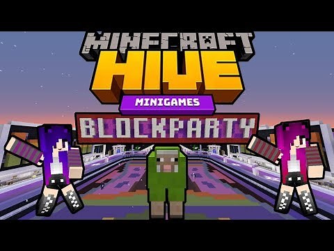 Minecraft: Block Party on the Hive Server / Biggest Dance Party on Minecraft!