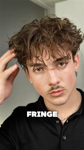 Elijah Forcier on Instagram: "messy fringe hairstyle tutorial . . . . #hairstyle #haircut #messyfringe #lowtaperfade #looksmaxxing #hair #hairtutorial #hairtrends"