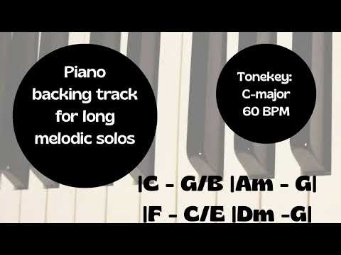 C Major Piano Backing Track – Calm, Melodic & Beginner‑Friendly Jam | Backtrack Groove