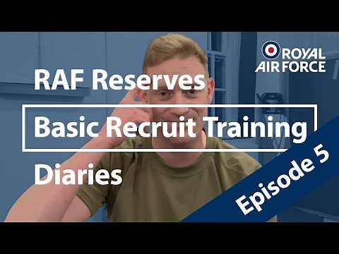 RAF Basic Recruit Training Course Diaries 5: Inspections & Exams! #military #militarytraining