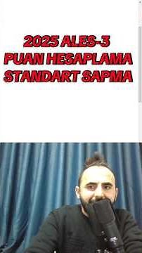 2025 ALES 3 Point calculation standard deviation #ales #ales2025 #ales2026 #kpss #dgs