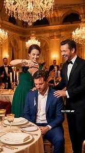 The CEO and his wife mocked the quiet man in the simple suit. To humiliate him, they poured red wine on him in front of everyone. “Know your place,” she whispered. He only smiled, walked out, and made a call. That was the moment their $800 million empire began to crumble. “You know, sweetheart,” Vanessa drawled, her eyes dragging over Jamal’s plain navy suit with open contempt, “if you’re that desperate for work, you should apply with the catering staff. Pretending to be a VIP just to sip free d