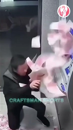 Banknotes | ATM suddenly spews out a large amount of banknotes