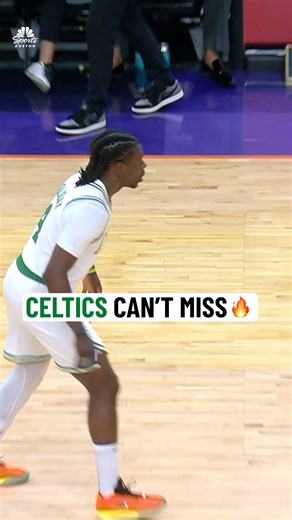 All 5 starters hit a 3 in the first 4 minutes 🤯 | NBC Sports Boston