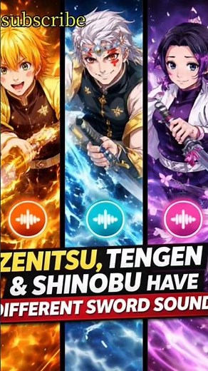 "Zenitsu's Secret Sound you MISSED! ⚡" #shorts" #shorts #demonslayer #shinobhu #tengenuzui #zenitsu