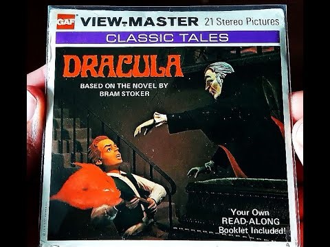 Dracula Vampire Nosferatu View-Master Bram Stoker Novel B324-E 3D Viewmaster View Master 1976 Untote