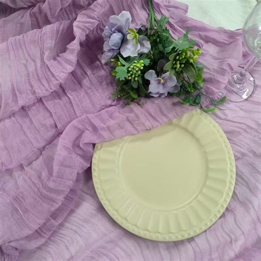 Lavender Purple Table Runner, Wedding Ideas Gauze Table Runner, Cheesechoth Fabric, Rustic Bridal Shower Decor, Boho Decor - Etsy