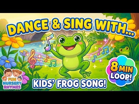The Little Green Frog Song 🐸 | Fun Nursery Rhymes for Kids