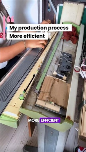 Finally got my dream machine 🥹#knittingmachine #brothermachine