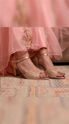 Bridal High Heels Sandals 👠 | Perfect Wedding Heels for Bride #bridalfootwear #weddingheels