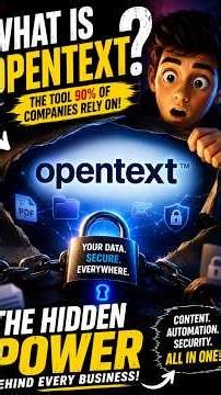 What is OpenText? The Enterprise Tool Nobody Talks About!😎