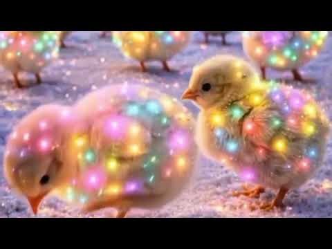 Colourful Chick Baby 🐥 | Cute Baby Chicks Playing & Eating | Adorable Chick Video