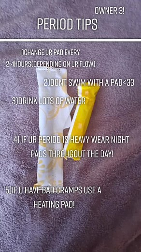 period tips!