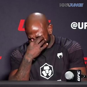 Khalil Rountree sheds tears after his #UFCVegas50 win when discussing life hardships and hopes to change the world. 🙏 Full interview: bit.ly/3MXd8CS | MMA Junkie