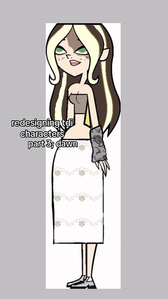 Redesigning Total Drama Island Characters: Part 3 - Dawn